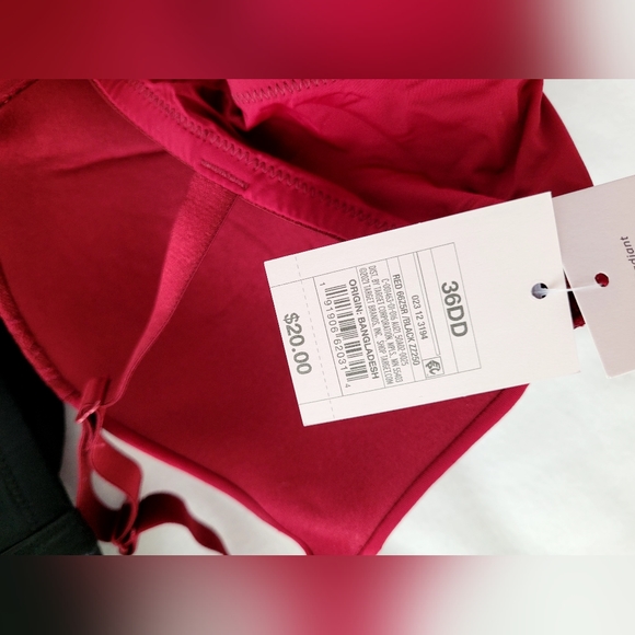 NWT 2-Bra Set, Padded Plungr T-shirt Bra, Convert to Criss Cross. Sz 36DD - Picture 11 of 16